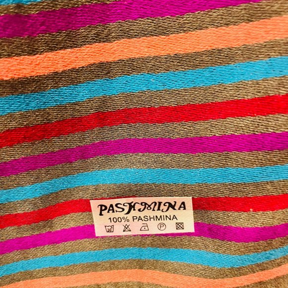 Modern Rose Pashmina Scarf - Picture 3 of 8